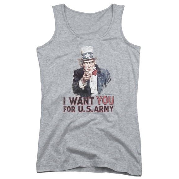Army - I Want You - Juniors Tank Top - Large
