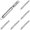 Silver*5, variant on YardChic 1Pc Fruit and Vegetable Corer Tool, Multi-Function Stainless Corer and Pitter Remover Set, Seed Remover Tool Practical Kitchen Gadget for Removing Fruit & Vegetable Cores, 11.1x0.6 Inch