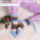 thumbnail image 3 of 6 pares de calcetines de senderismo de lana merino para niños pequeños, niños y niñas, cálidos, gruesos, térmicos, para bota alta, calcetines de regalo cómodos y resistentes., 3 of 5