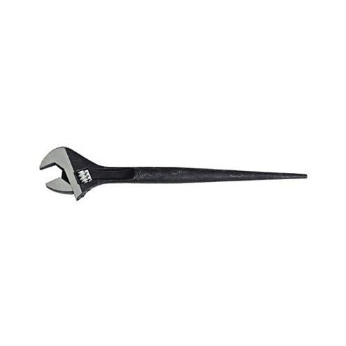 Proto Adjustable Spud Wrench, 16 3/32" Long, 1 1/2" Opening, Black