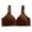 Coffee, variant on Women's Full Figure Beauty Back Smoothing Bra, Lightly Lined Soft Cup Wirefree Seamless Push Up Padded T-Shirt Bras