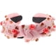 thumbnail image 5 of Diadema ancha con perlas y diamantes de imitación para mujer, diadema decorativa anudada., 5 of 8