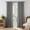 Dark Gray, variant on KoshiMe 100% Blackout Faux Linen Curtains, 52x84 Inches 2 Panels Set, Thermal Insulated Rod Pocket Privacy Curtain Panels for Living Room Bedroom, Cream