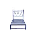 thumbnail image 2 of Cama Individual de acero Modelo Roma color Azul, 2 of 4