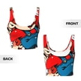 thumbnail image 5 of Lsque Mario Printed Women'S Sports Bra, Compression, Moisture Wicking, High-Impact Sports Bra For Women,Supportive sports bra-XX-Large, 5 of 9