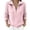 Pink, variant on Women's Cream Half-Zip Sweater Loose Long Sleeve Casual Ribbed Knit Top For Autumn Winter​ White XL
