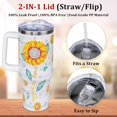 thumbnail image 6 of 40th Birthday Gifts for Women, 40 oz Tumbler with Handle and Straw, Womens 40th Birthday Gift Ideas Mug, 1984 Birthday Gifts for Women Cup, Vacuum Stainless Steel Insulated with Leak Proof Lid, 6 of 6