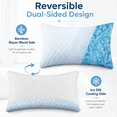 thumbnail image 3 of Puredown Memory Foam Pillows King Size Set of 2，Temperature Regulating Reversible Summer Cooling Pillow for Sleeping, 2 pack Adjustable Cube Pillow for Side Sleepers, Back, Stomach, Hot Sleepers, 3 of 10