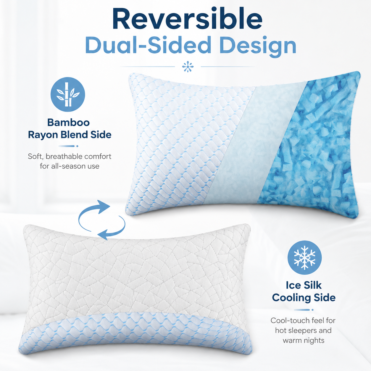 Puredown Memory Foam Pillow King 2-Pack photo 2