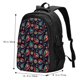 thumbnail image 5 of Balery Paisley1 Mochila con carga USB para hombre y mujer - Mochila impermeable y antirrobo para laptop con puerto USB para viajes, trabajo, 5 of 7