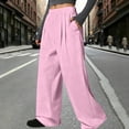 thumbnail image 4 of purcolt Womens Wide Leg Dress Pants Pull On Stretchy Work Pants High Waisted Business Casual Palazzo Pants Trousers with Pockets, 4 of 7
