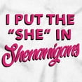 thumbnail image 2 of I Put She In Shenanigans St Patricks Women Plus Size Crewneck Sweatshirt Brisco Brands 4X, 2 of 4