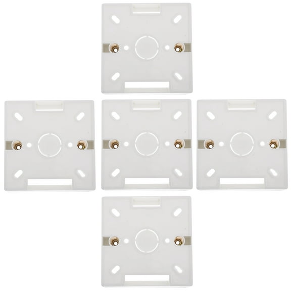 HOMEMAXS 5pcs Versatile Electrical Outlet Box For Wall Socket And Trailer Light Junction Boxes Rv Junction Box For Electrical Box Repair And Weatherproof Outlet Box