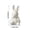 J-4J-home supplies, variant on LEFTHIGH Home Mini White Ceramic Bunny Figurine Easter Spring Home Decor for Living Room Bedroom Desk Shelf Glossy Glazed Porcelain Ornament Home and Kitchen