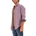 thumbnail image 3 of Camisa Vaquera Wrangler Hombre Manga Larga G19 cafe EEG, 3 of 6
