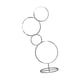 thumbnail image 5 of Soporte de arco de boda, marco de arco de flores, decoración de pasillo de metal, 4 niveles, decoraciones estables, soporte de fondo para exhibición, 5 of 8