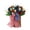 Multicolor, variant on 4th of July Patriotic Faux Floral Wreath, Full Faux Flower Red White Blue USA Flag Hanging, Waterproof UV-Resistant Handmade, for Outdoor Patio Party Yard Independence Day Decor