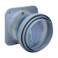 thumbnail image 3 of DOLITY Back Damper Duct s Odor Resistant Butterfly Check Valve Public Gray S, 3 of 9