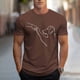 thumbnail image 1 of Tops para hombre, blusas y camisas de cuello redondo y manga corta para hombre, blusas casuales de cuello redondo con estampado de moda para hombre, blusas de cuello redondo y manga corta, camisas par, 1 of 6