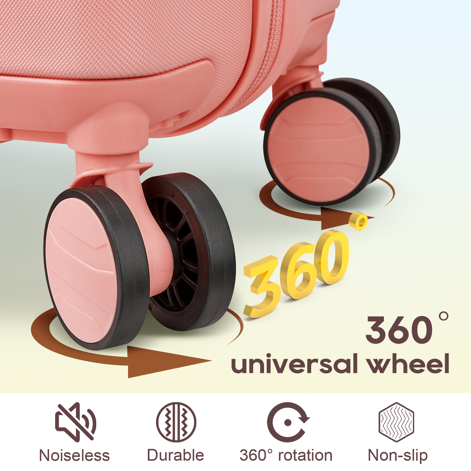 imiomo Carry on Luggage, 20 in Carry-on Suitcase with Spinner Wheels ...