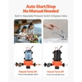 thumbnail image 3 of VEVOR RV Water Pump, 12V DC 4 GPM (15.1 L/min), 3-Chamber Self-Priming Diaphragm Water Pump with Automatic Pressure Switch, 40 PSI Max Pressure, On Demand for RV, Caravan, Marine, Yacht, Car Washing, 3 of 9