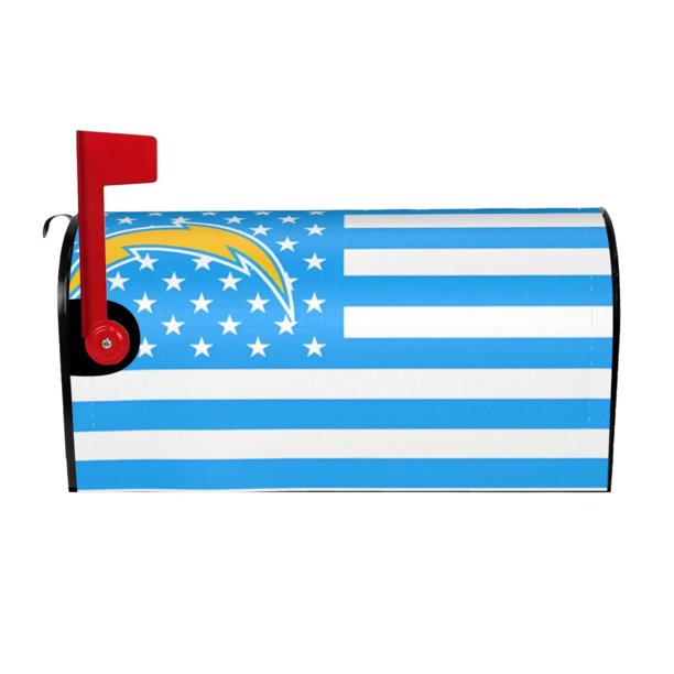 Funda para buzón de correo con protección solar, magnética, impermeable, con estampado de doble cara con temática de equipo de fútbol, funda decorativa para buzón de correo de jardín (varios tamaños)
