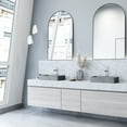 thumbnail image 3 of VIGO Tarragona Gothic Gray Concreto Stone 19 in. L x 14 in. W x 4 in. H Rectangular Vessel Bathroom Sink, 3 of 8