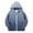 Navy, variant on XYAIYT Kids Sweatshirt Coat Zipper Up Gradient Color Hooded Jackets for Girls Casual Fashion Outerwear with Pockets