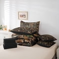 thumbnail image 6 of Feelyou Farmhouse Branches Twin Bedding Sets 7pcs, Jungle Leaf Plant Bedding Comforter Set, 6 of 8