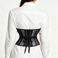 thumbnail image 2 of Duoif Wide Belts for Women Dresses Elastic Leather Lace Underbust Belts Vintage Stretch Belt, 2 of 8