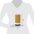 thumbnail image 4 of Mainstays Single Wick 3" x 6" Pillar Candle, Unscented, Orange, 4 of 7