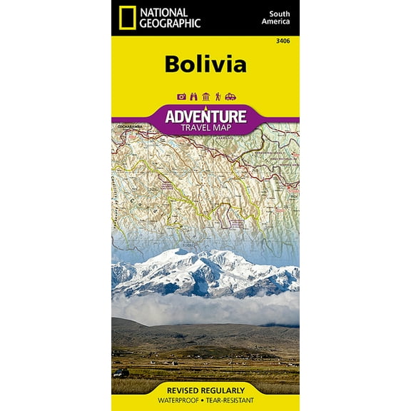 Bolivia Adventure Travel Map