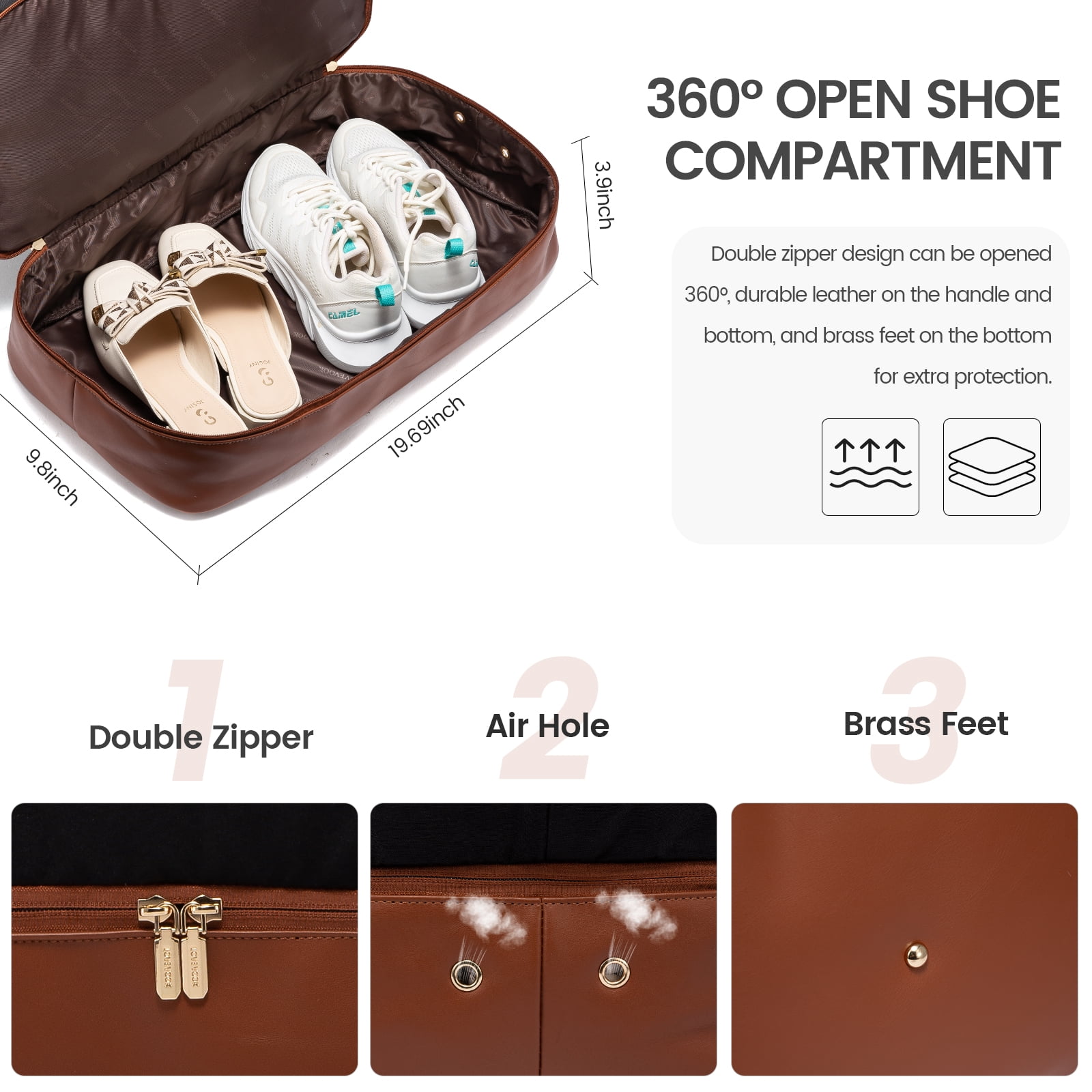 Lovevook Travel Duffel Bag for Women, Large Weekender Overnight Bag, Carry-on Gym Bag with Separate Shoes Compartment, Mom Hospital Bags for Labor and Delivery with 2 Packing Cubes