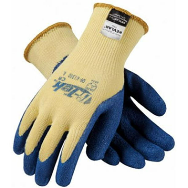 Pip Glove 09-K1310-M Kevlar Gant avec Finition Froissé Latex&44; Moyen - Pack de 12