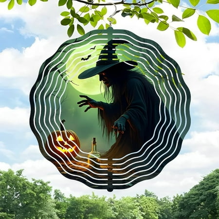 3D Metal Hanging Wind Spinners – Enchanting Circular Design with Layered Concentric Circles – Perfect for Yard and Garden Decor 3D Metal Hanging Wind Spinners – Enchanting Circular Design with Layered Concentric Circles – Perfect for Yard and Garden Decor