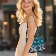 thumbnail image 3 of ZUXONGSY Aztec Tribal Bull Print Shoulder Handbag for Women PU Leather Crossbody Travel Purse Mini Satchel with Adjustable Wide Strap for Daily Use Shopping, 3 of 7