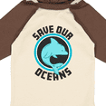 thumbnail image 4 of Inktastic Save our Oceans with Dolphin Boys or Girls Long Sleeve Baby Bodysuit, 4 of 5