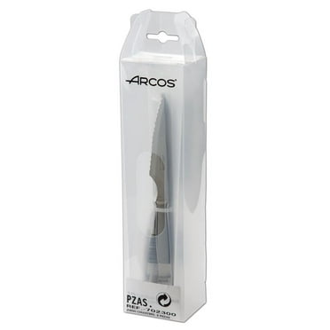 Arcos 6 Piece Steak Knife Set 4 Inch. Pocket Knife Pack with Pearl Edge for Cutting and Fillet Meat.
