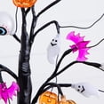 thumbnail image 4 of Nearly Natural Pre-Lit Eyeballs and Ghosts Artificial Halloween Tree - 2' - LED Lights, 4 of 4