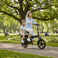 thumbnail image 6 of 14" Electric Folding Bike for Adults,500W Motor , 19mph, 18-32 Miles Range,Removable 36V12Ah Battery for Commuting, Class2, 6 of 7