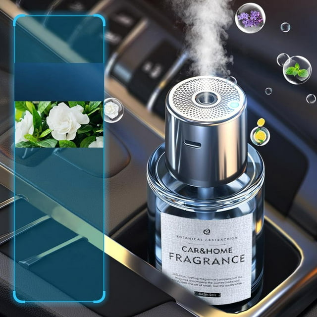 Car Cup Holder Diffuser Rechargeable Perfume Air-Freshener Fragrance Oil R6Best