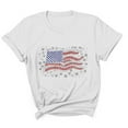thumbnail image 2 of Busydd Independence Day T Shirts for Man Round Neck Short Sleeve Summer Tops 4th of July American Flag Print Patriotic Tees Casual Comfy Cotton T Shirts, 2 of 5