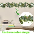 thumbnail image 3 of Easter Egg Garland 5.6FT Artificial Eucalyptus with Floral Vines & Decorative Eggs, Realistic Green Plant for Home Kitchen Fireplace Decor, 3 of 6