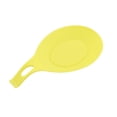 thumbnail image 1 of Silicone Soup Spoon Mat Heat Insulation Insulation Scoop Pad Silicone Scoop Pad Waterproof Non-slip Kitchen Tableware Cushion, Yellow, 1 of 8
