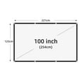 thumbnail image 2 of Projector Screen Soft High Density White Less Creases Portable Foldable, 2 of 7
