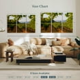 thumbnail image 4 of Elephant Stock Napa Vineyard Sunset Wall Art - Horizontal Multi Panel Canvas - Living Room Wall Decor - Nature Multi Panel - Brown And Orange Decor - 57" x 36", 4 of 8