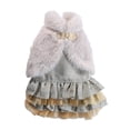 thumbnail image 3 of Disfraz de ropa para perros pequeños en poliéster, adecuado para perros pequeños, como chihuahua, peluche, rgo de espalda 25cm Colco Vestido de perrito de invierno, 3 of 8