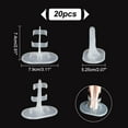 20pcs Figure Stands Display Holder Adjustable Stands Clear Action