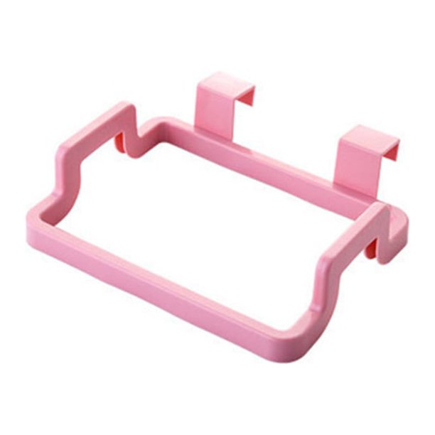 unbranded Soporte Para Bolsa De Basura Colgante Rosa Para Puerta De Cocina Compatible Con Gabinetes Y Cajones