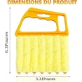 thumbnail image 2 of AOCEAN 6 Pcs Blind Cleaner Duster Tool 7-Finger Dusting Cleaner Tool for Window & Air Conditioner Handheld Mini Duster Brush Tools for Window, 2 of 7